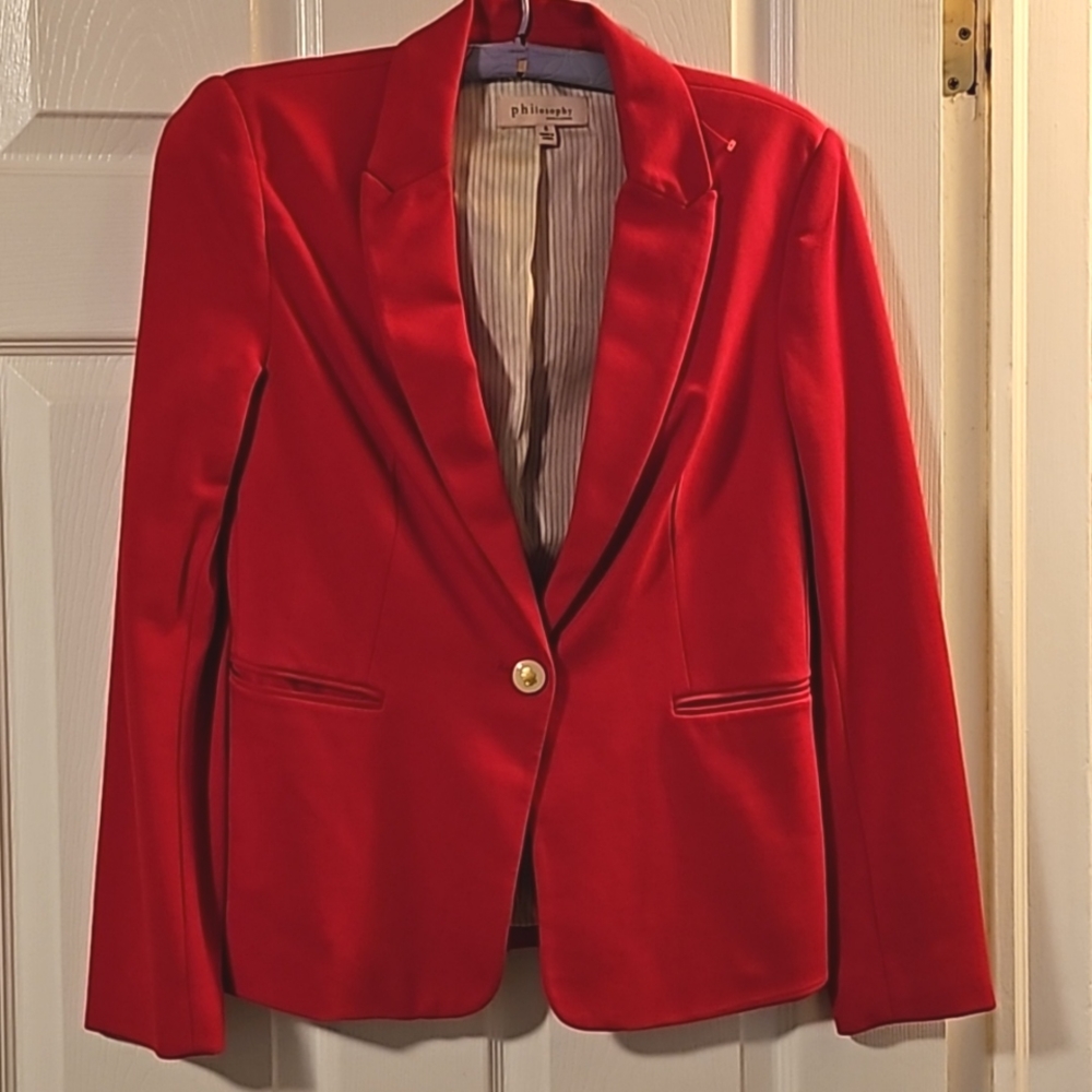 Red Philosophy sz small blazer